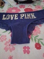 Vintage Victoria's Secret PINK Graphic Extra Low-Rise Hipster Panties M