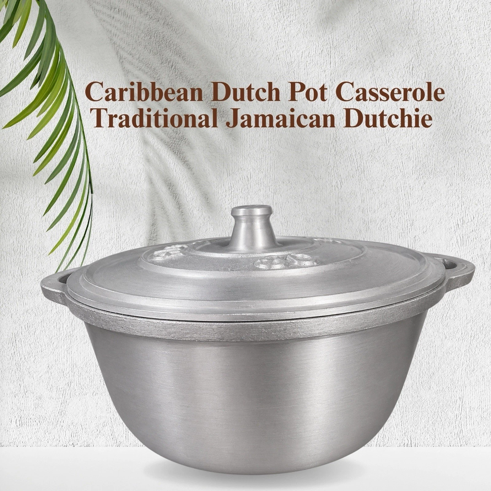 Caribbean Dutch Pot Casserole Oven Jamaican Dutchie Cast Aluminmum 20-30cm
Opens in a new window or