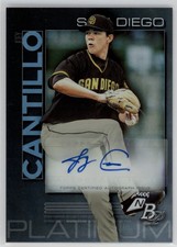 2020 Joey Cantillo Bowman Platinum   Auto  RC     #TOP-58 (F339) $6 MAX SHIP