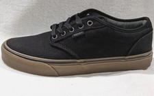 Zapatos de skate Vans Atwood para hombre negros/gomas 12 oz de lona talla 10,5