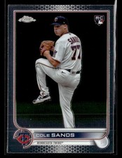 2022 Topps Chrome Update #USC97 Cole Sands Rookie Card Minnesota Twins