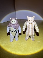 Vintage Kenner 1983 Star Wars Loose Ewok Medicine Man Logray And Chief Chirpa