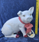 Vintage Marked Sigma The Tastesetter Piggy Made In Italy Ornament — photo 2