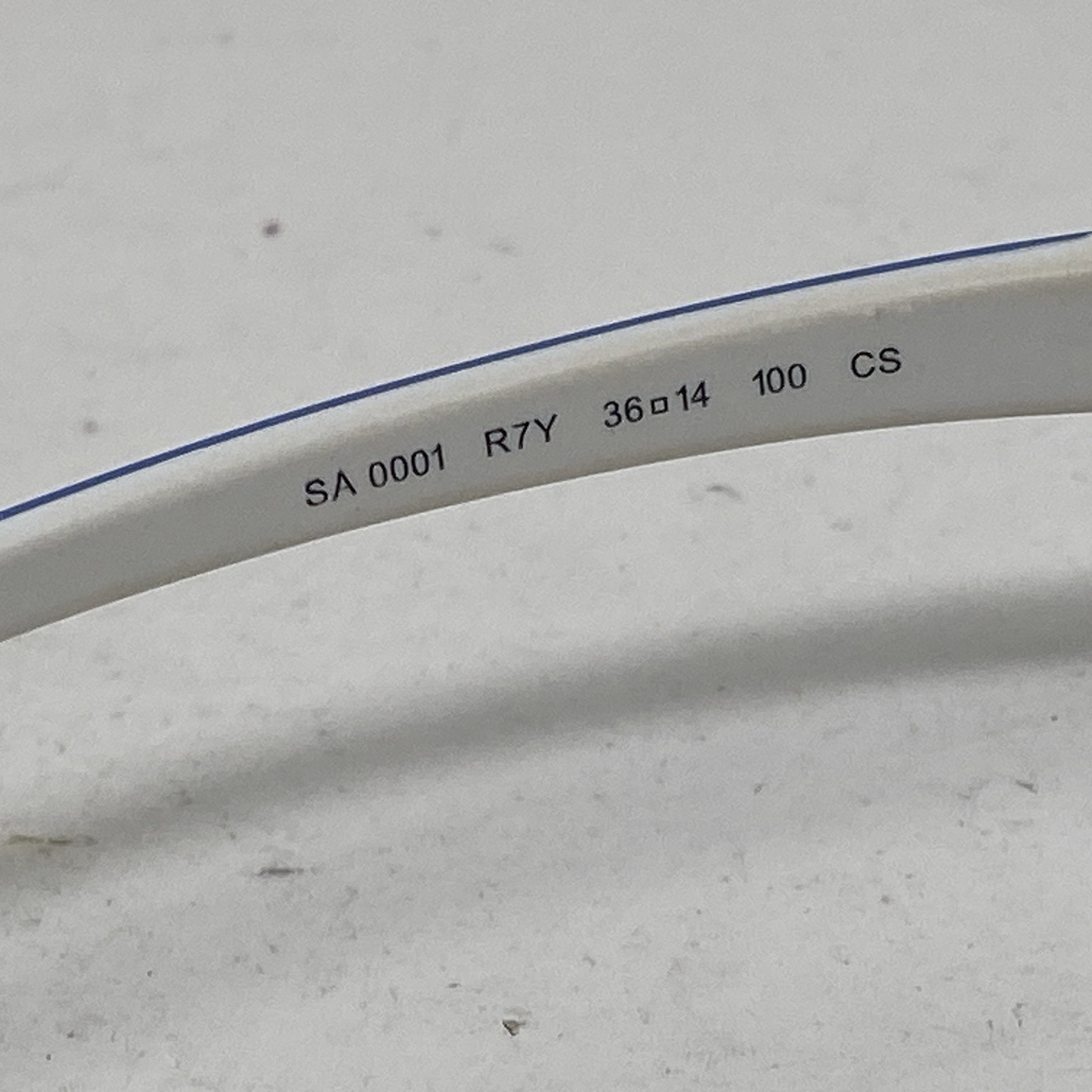 SAFILO EYEWEAR SA 0001 R7Y 36-14-100 BLUE WHITE EYEGLASSES KIDS SZ15