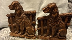 K2488 Vintage 1950's Syroco Wood ブックエンド Syroco Wood Bookends | eBay