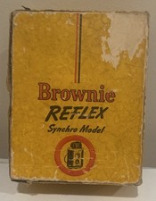 Kodak Brownie Reflex Synchro Model Vintage Camera w/ Original Box