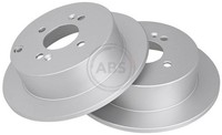 2X Bremsscheibe Hinten ABS 17693 FÜR Hyundai KIA Bremsscheiben Scheibenbremse