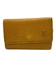 Authentic Louis vuitton Multicle 6 Key case M63819 Women's Yellow