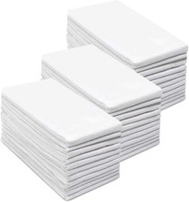 Flour Sack Kitchen Towels Cotton Lint-Free Absorbent 24x24 in 12 Pcs