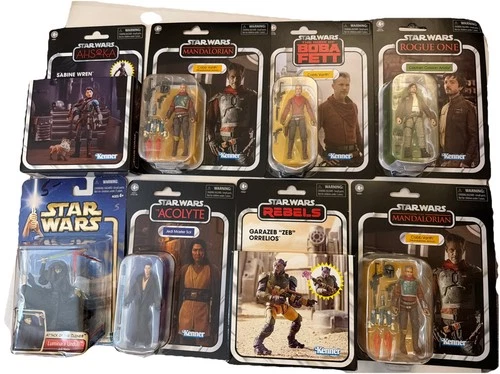 Star Wars Vintage Collection Lot of 8 Cobb Vanth, Master Sol Andor Zeb Etc