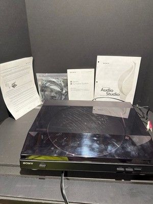 Sony PS-LX300USB Belt Drive Automatic Turntable Vinyl Record Player Tested USB
