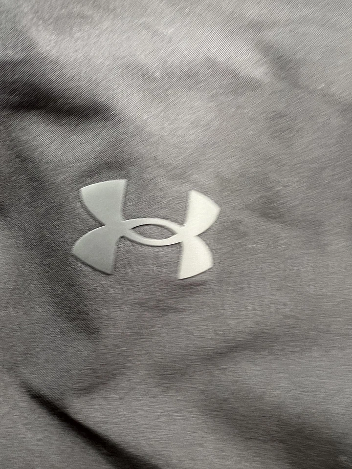 Under Armour Track Pants Mens 3XL Black Loose Fit Athletic Stretch Zip Pocket - Image 4 of 4