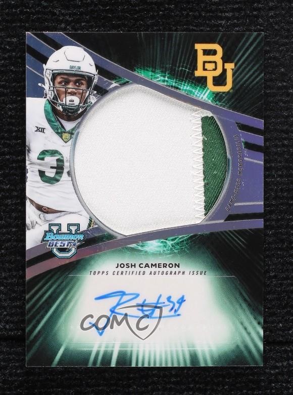 2025 Bowman U Prospect Jumbo Relic Josh Cameron #JRA-JCA Auto 1gx0