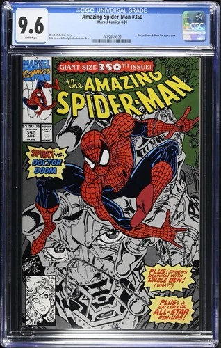 Amazing Spider-Man #350 - CGC 9.6 - 1991 Marvel Comics