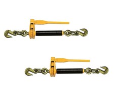 2 Pack 516-38 Peerless Quikbinder Tow Chain Ratchet Binder H5125-0658 Axle 2 Pack 516-38 Peerless Quikbinder Tow Chain Ratchet Binder H5125-0658 Axle