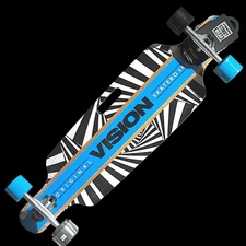 Vision Street Wear 37" Drop-Through Longboard Skateboard Complete Truck & Wheels