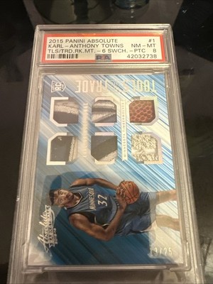 2015-16 Panini Absolute-Tools of the Trade Rookie Karl-Anthony Towns