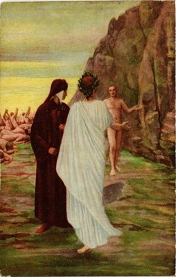 CPA Salon Firenze. Divina Commedia PURGATORIO Canto XXI (706550)