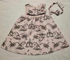 NWT Gymboree Outlet 2010 HOLIDAY TEDDY BEAR Dress and Headband 6-12M HTF