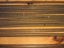 50 lengths of Peco N-Gauge railway track, 32 to 36 inches