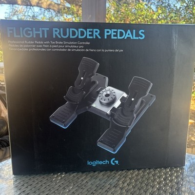 Logitech Flight Simulator Rudder Pedals J-U0005 - Black