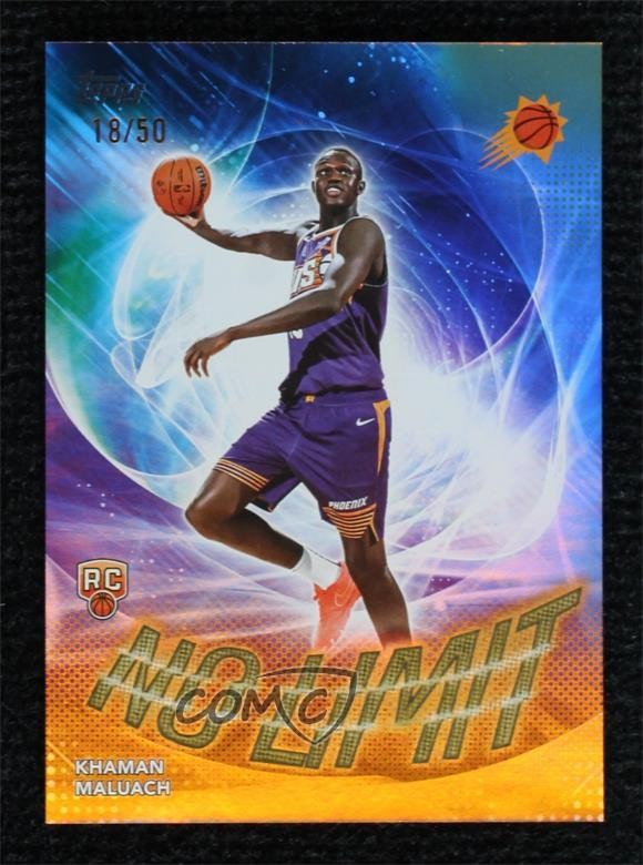 2025-26 Topps No Limit Gold Rainbow 18/50 Khaman Maluach #NL-10 6m7