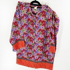 Vintage Josie Natori Japanese Geisha Kimono PAJAMA SET SIZE LARGE