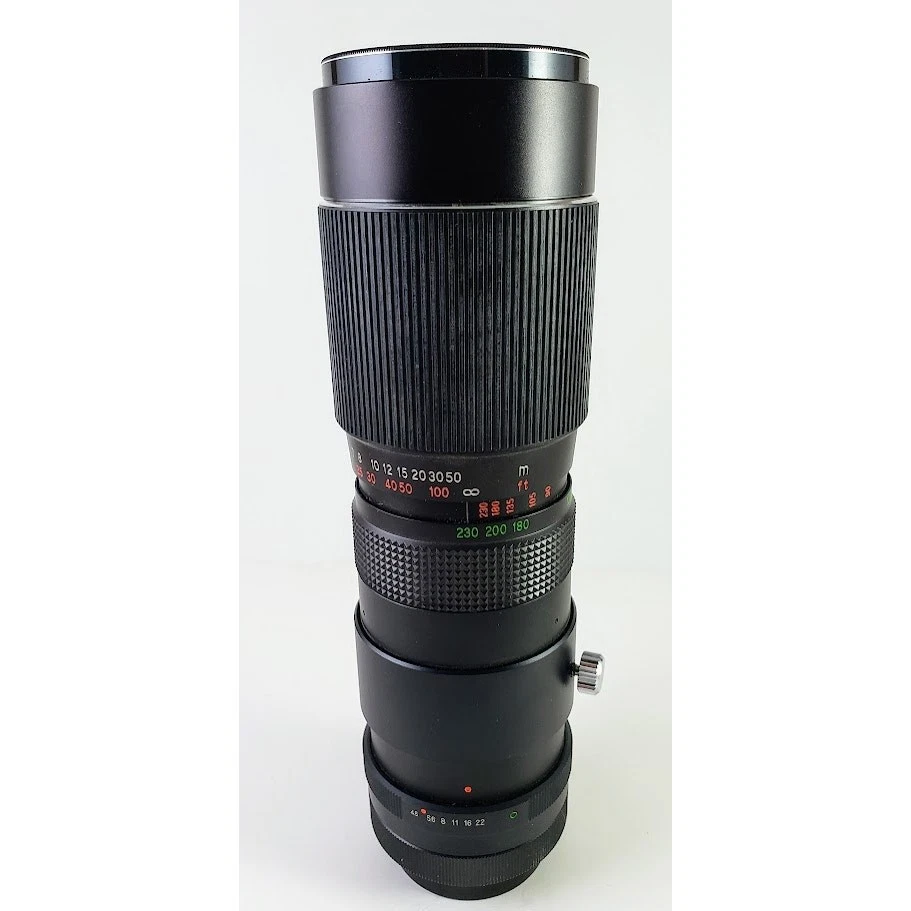 Lente teleobjetivo zoom Bushnell 90-230 mm f/4,5 modelo 7108424 fotografía vintage Foto 3 de 4