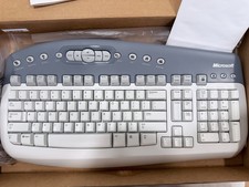 Microsoft Wireless Multimedia Keyboard Mouse Set NEW Original Early 2000s Y2K