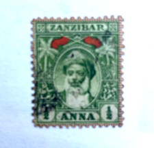 Zanzibar 1899 1/2a jaune-vert SG188 MM