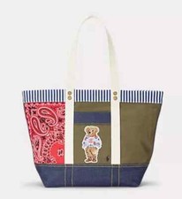 Polo Ralph Lauren  Patchwork Polo Bear Tote - Medium