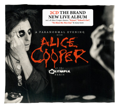 Alice Cooper ~ A Paranormal Evening Live 2CD 2018 Ear Music Germany    NEW   