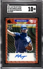 2021 Leaf Pro Set Metal Marcelo Mayer RED WAVE AUTO SGC 10 GEM MINT