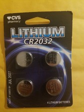 Cvs Lithium Batteries Cr2032 4 Pack Jul2025 For Sale Online Ebay