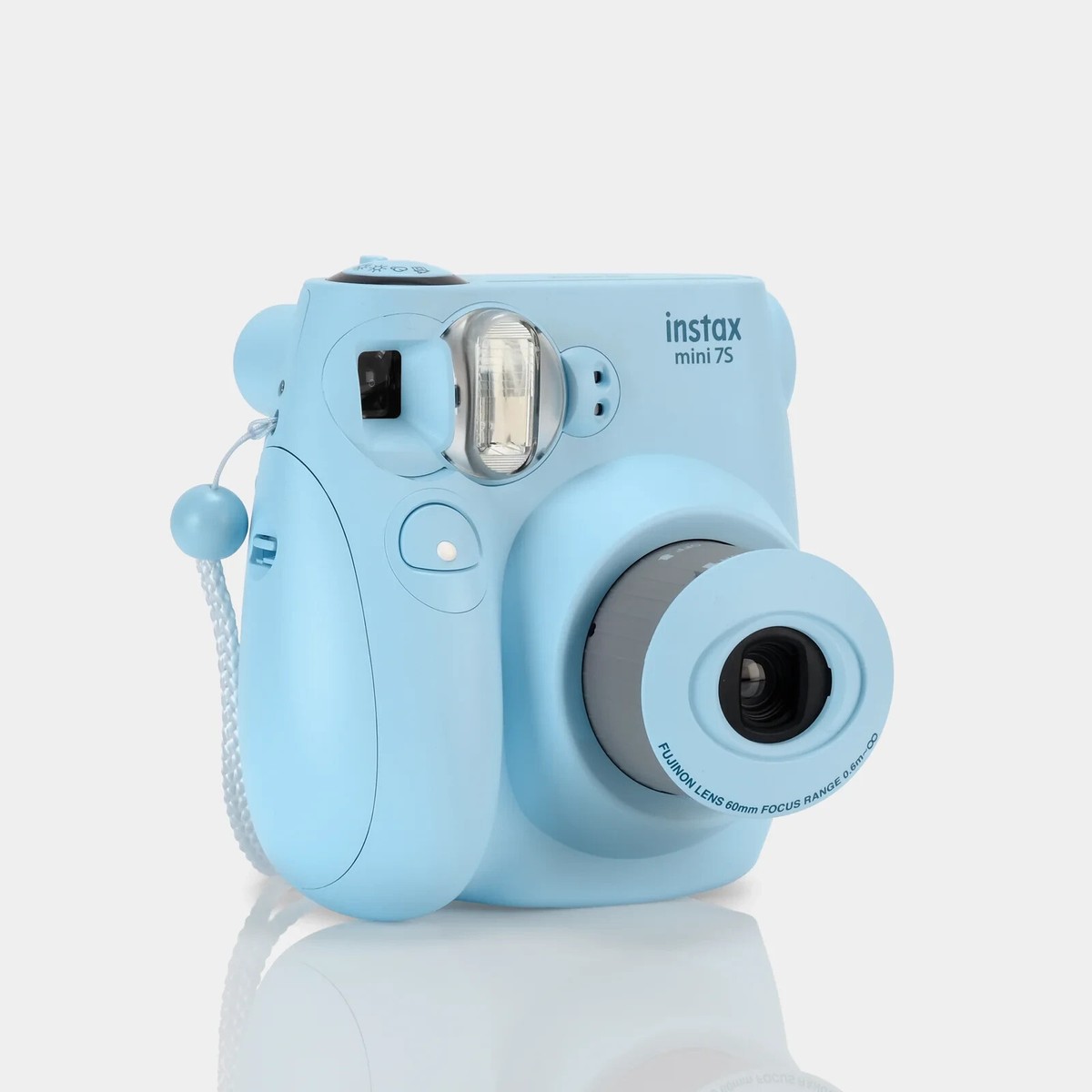 Fuji Instax Mini 7S Instant Film Camera Pastel Blue- FOR PARTS