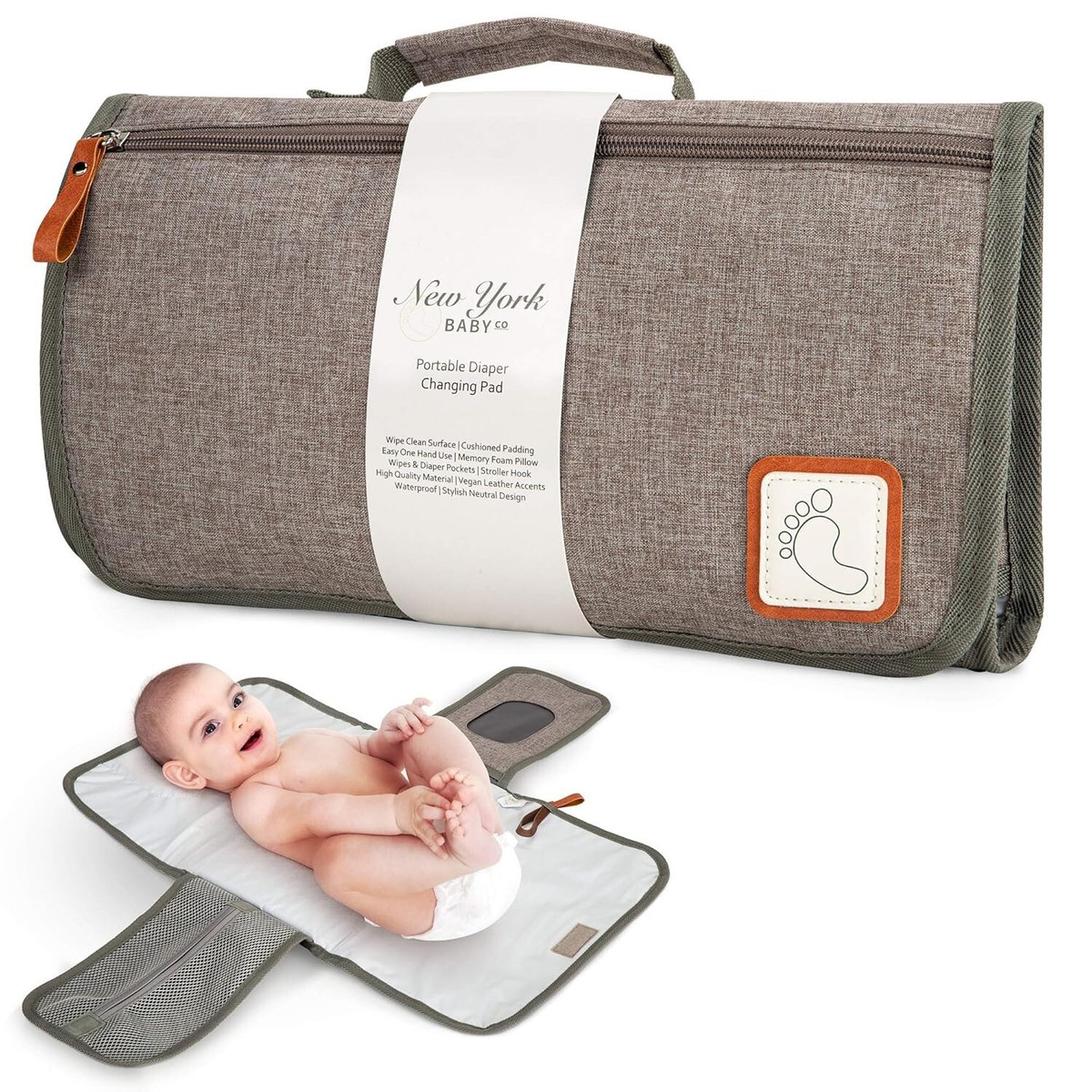 Portable Diaper Changing Pad Travel Diaper Change Station Mat