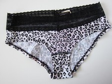 NEW Victoria's Secret VTG 2012 Cotton Lace Hiphugger Panty MEDIUM