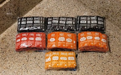 310 Taco Bell MILD HOT FIRE DIABLO Spicy   Hot Sauce - New & Fresh