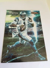 2015 Topps Fire Forces of Nature Jumbo 5x7 Cam Newton Panthers /49