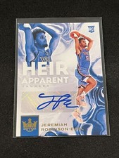 2021-22 Panini Court Kings Jeremiah Robinson-Earl Heir Apparent 128/149 #HA-JRE