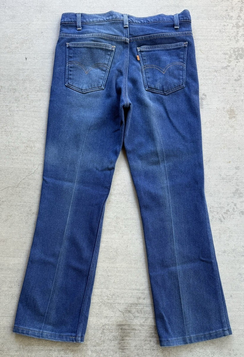 Vintage Levi's 517 Jeans Men's 34x31 Bootcut Blue Denim
