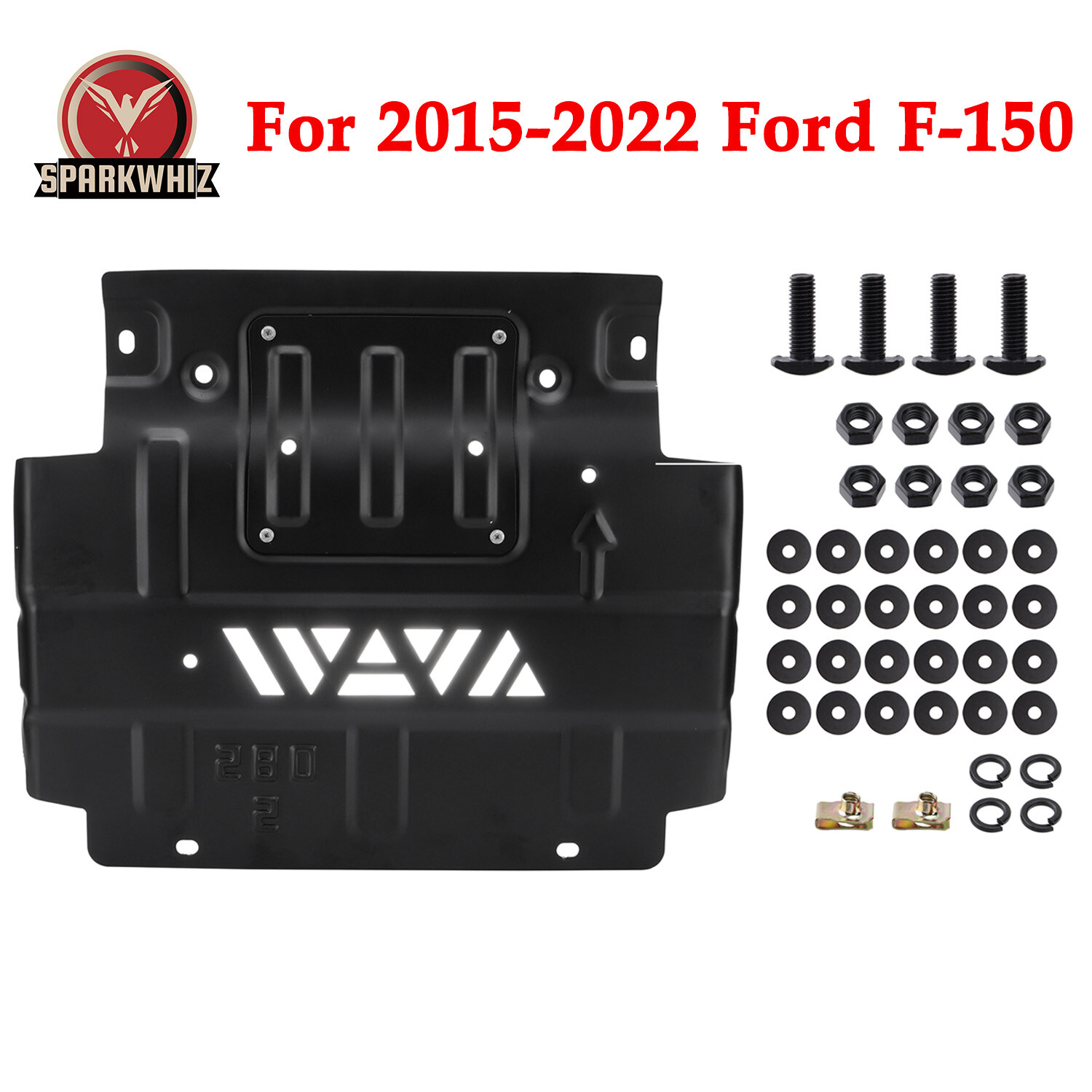 Black Lower Front Splash Shield FL3Z5D032D For Ford F150 F150 2015