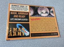 1/35 1ManArmy #GEN447 German Wehrmacht Armor Division Emblems (170) Masks