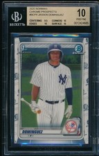 BGS 10 JASSON DOMINGUEZ 1st 2020 Bowman Chrome Yankees Rookie Card RC PRISTINE