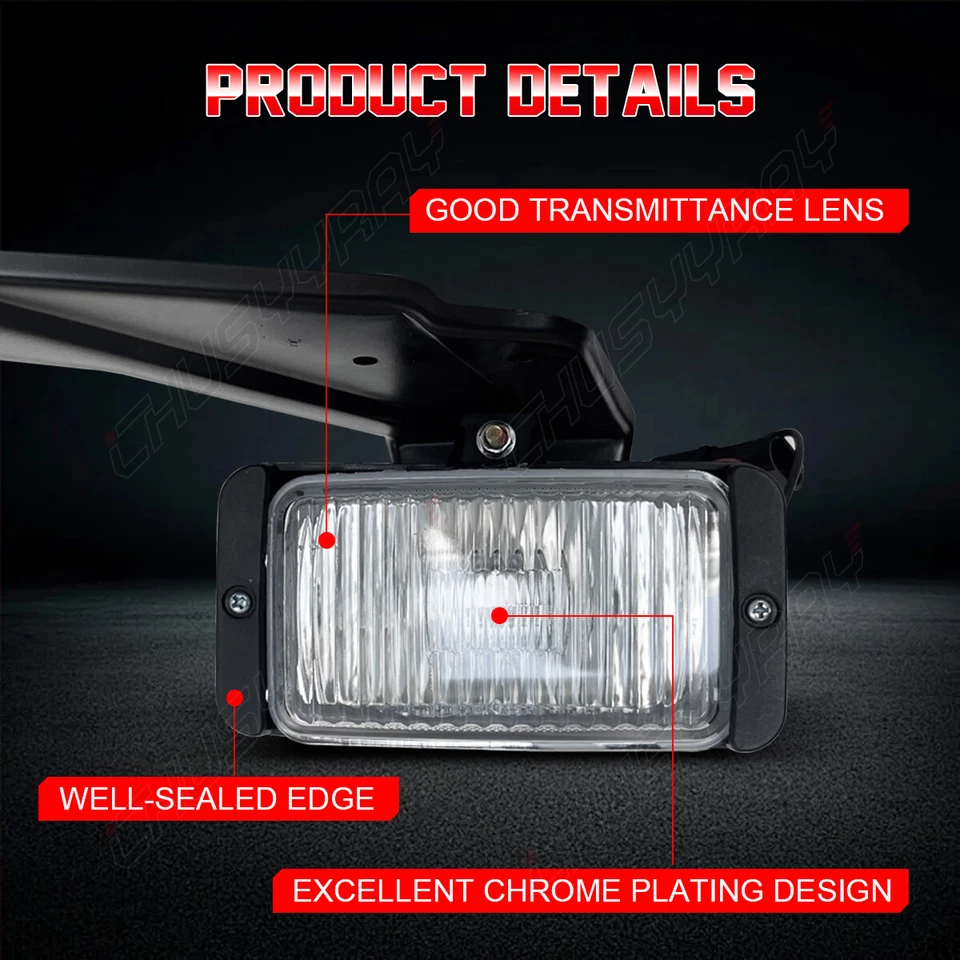 Luces antiniebla de parachoques lámpara de conducción para GMC Jimmy K1500 K2500 K3500 1988-1997 Foto 2 de 4