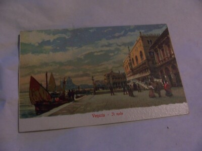 VINTAGE POSTCARD VENEZIA MOLO FERD. GOBATTO