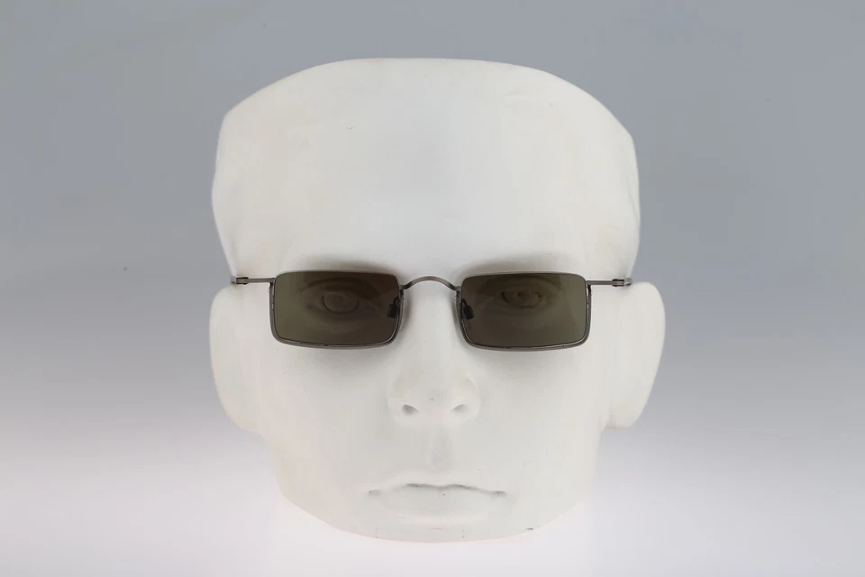 Gafas de sol Robert Rudger 1280 148 37, años 90 antiguas plateadas y tortuga rectangulares Foto 2 de 4