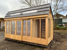 Pigeon Loft Deluxe Tiled Aviary & Stock Loft 16ft x 8ft 
