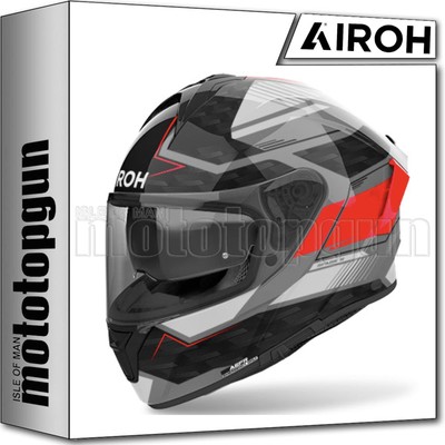 AIROH HELMET FULL-FACE MOTORBIKE SP2Z55 SPARK 2 ZENITH RED GLOSS SZ. L
