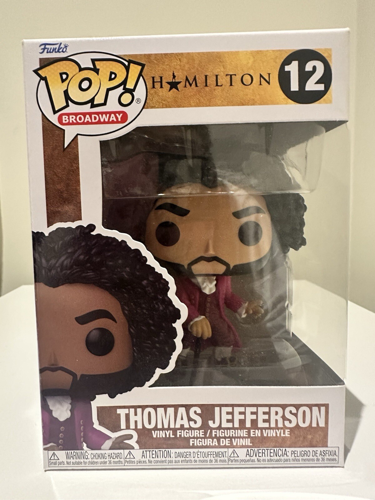 Funko Pop! Broadway: Hamilton - Thomas Jefferson #12 - Vinyl Figure
